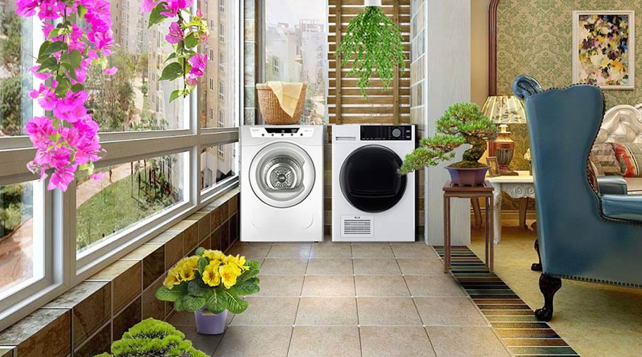 家居陽(yáng)臺晾曬衣物不干怎么辦，衣物烘干機來(lái)解決！