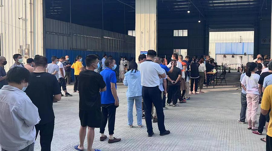 支援防疫是責任！金環(huán)電器助力鶴山核酸檢測