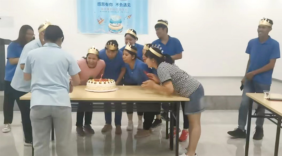 金環(huán)電器6月份員工生日會(huì )  美好如約而至！