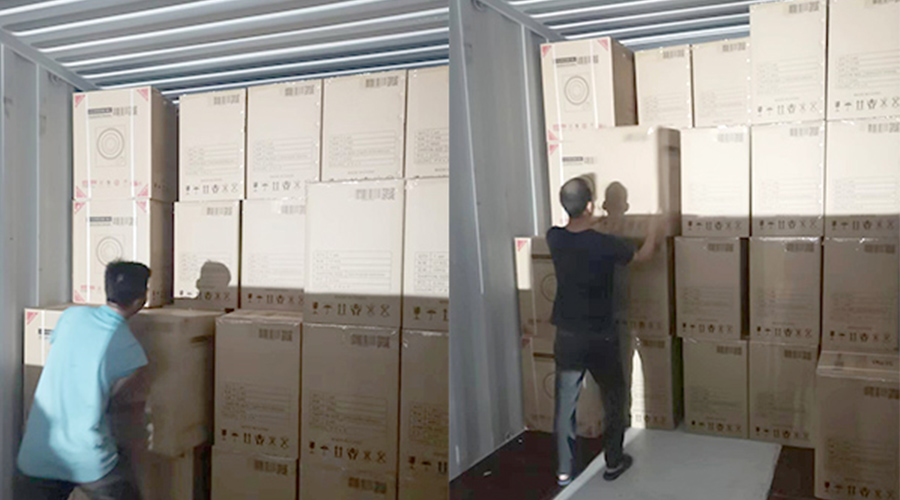 裝柜日常！日本客戶(hù)Sentern滾筒干衣機順利出貨