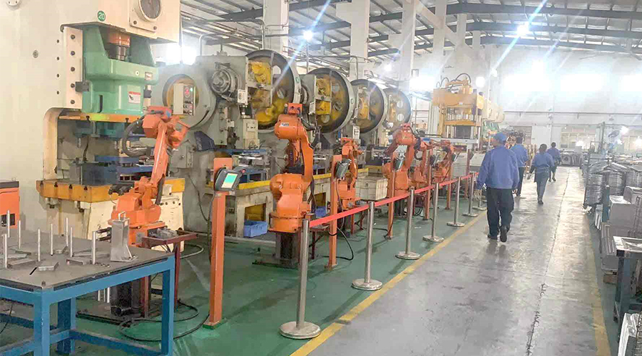 揭秘金環(huán)電器滾筒干衣機沖壓自動(dòng)化生產(chǎn)是如何進(jìn)行的？