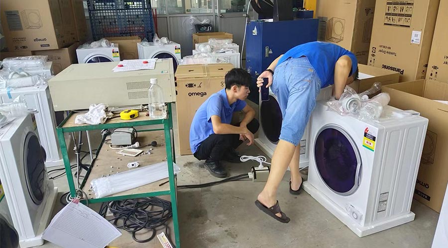 驗貨省心省力！澳洲omega客戶(hù)稱(chēng)贊衣物烘干機代工質(zhì)量高