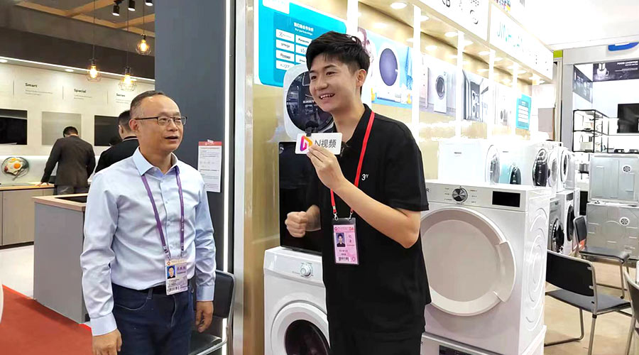 廣交會(huì )熱點(diǎn)！央視、新華網(wǎng)等媒體聚焦金環(huán)電器滾筒干衣機